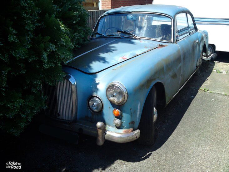 Alvis TD21 abandoned classic cars