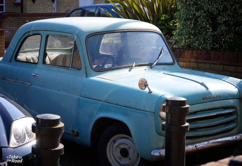 1957 Ford Anglia abandoned classic cars