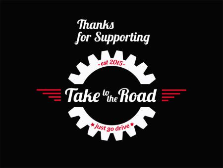 Thanks for supporting Take to the Road