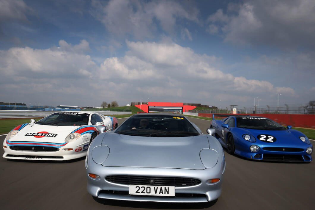 Take to the Road News World Record Jaguar XJ220 parade planned for this years Silverstone Classic