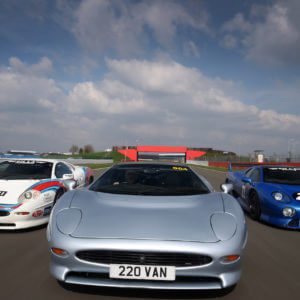Take to the Road News World Record Jaguar XJ220 parade planned for this years Silverstone Classic