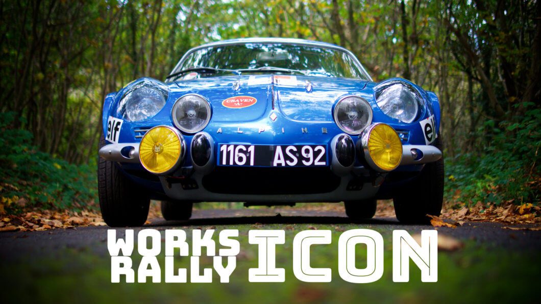 Take to the Road Works Rally Icon – 1969 Alpine A110 Works Rally Car