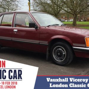 Take to the Road Vauxhall Viceroy all set for the London Classic Car Show