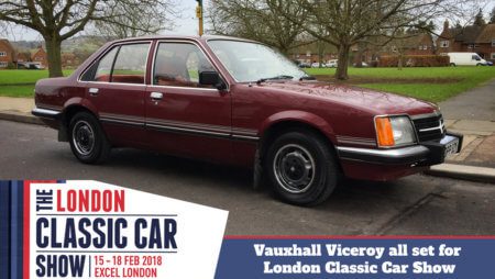 Take to the Road Vauxhall Viceroy all set for the London Classic Car Show