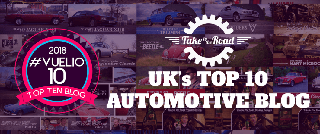 Take to the Road makes Vuelio Top 10 Automotive Blogs once again