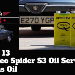 Take to the Roads Garage – Episode 13 Alfa Spider Oil Change with Duckhams Oil