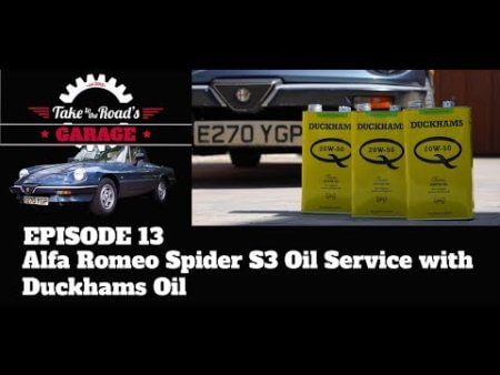 Take to the Roads Garage – Episode 13 Alfa Spider Oil Change with Duckhams Oil