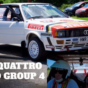 Take to the Road Audi Quattro Turbo Group 4 Spec – 3 laps around Curborough Sprint Course