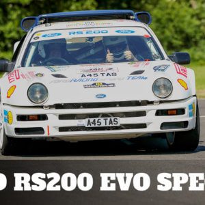 Take to the Road Feature Passenger Ride in a Ford RS200