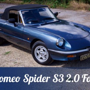 Take to the Road Market Pick – Time to sell my 1988 Alfa Romeo Spider S3