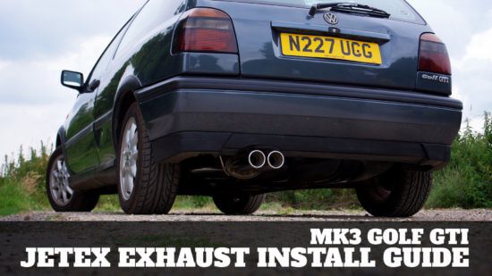 VW Golf Mk3 GTi Jetex Exhaust Install Guide