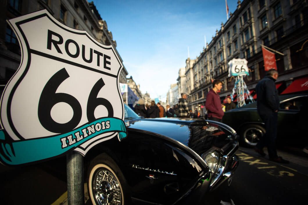 Illinois Route 66 renews partnership with Regent Street Motor Show