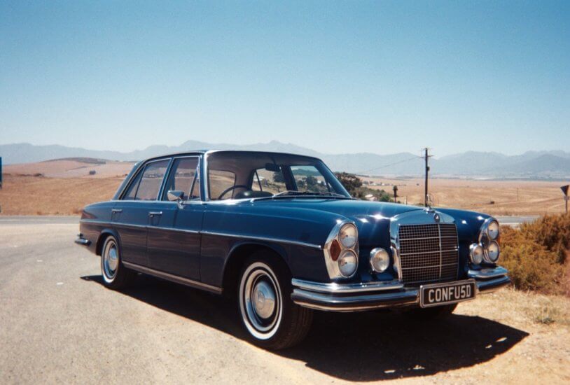 Behind the scenes look at the Mercedes from ad Behind the scenes look at the Mercedes from ad