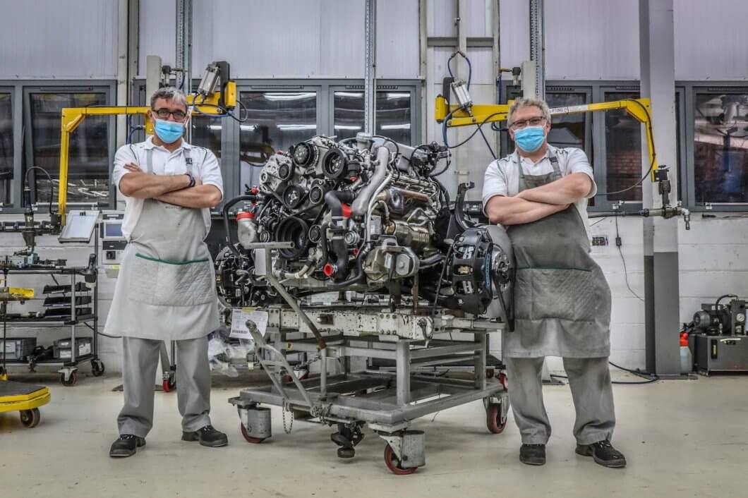 Bentley's longest serving V8 engine ends production