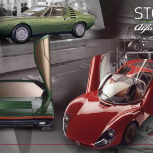 3 iconic Alfa Romeo's - 33 Stradale, Carabo and the Montreal