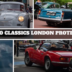 Waterloo Classics stages protest drive through central London