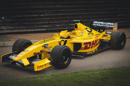 2002 Jordan F1 car driven by Takuma Sato heading to auction