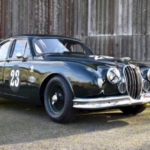 Jaguar Mk1 driven by Saloon Car champion Win Percy for sale