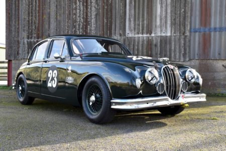 Jaguar Mk1 driven by Saloon Car champion Win Percy for sale