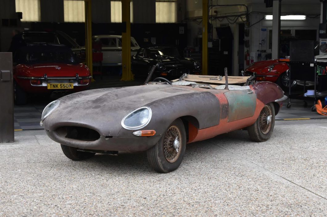 E-type that crashed at Snetterton in 1965 to be restored