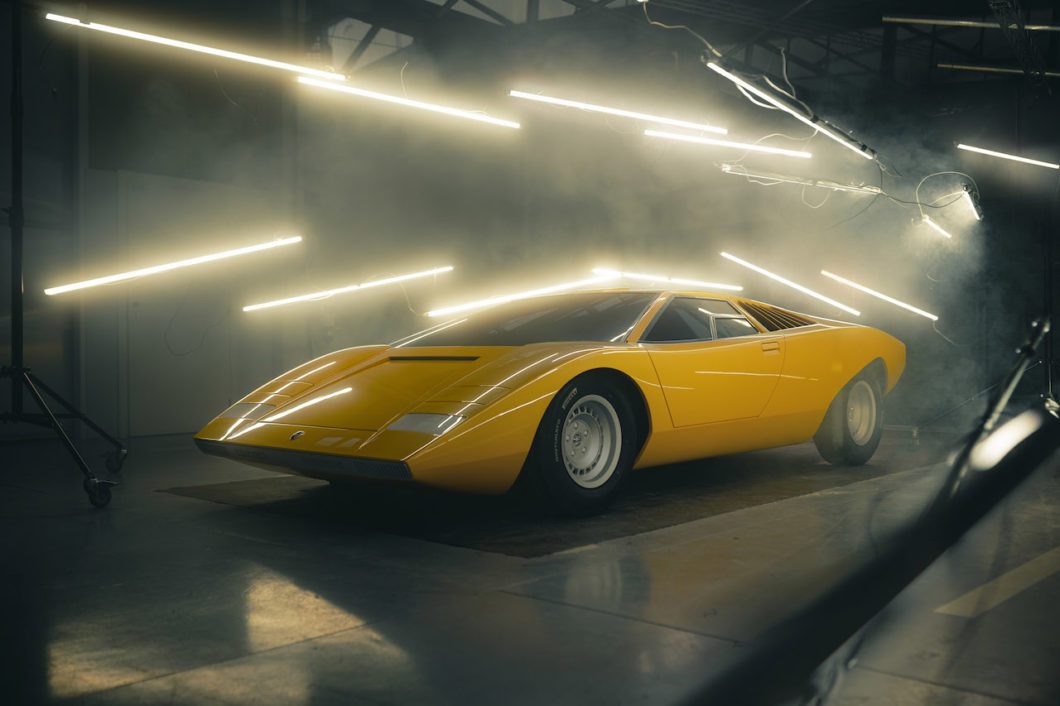 Lamborghini rebuilds the original 1971 Countach LP 500