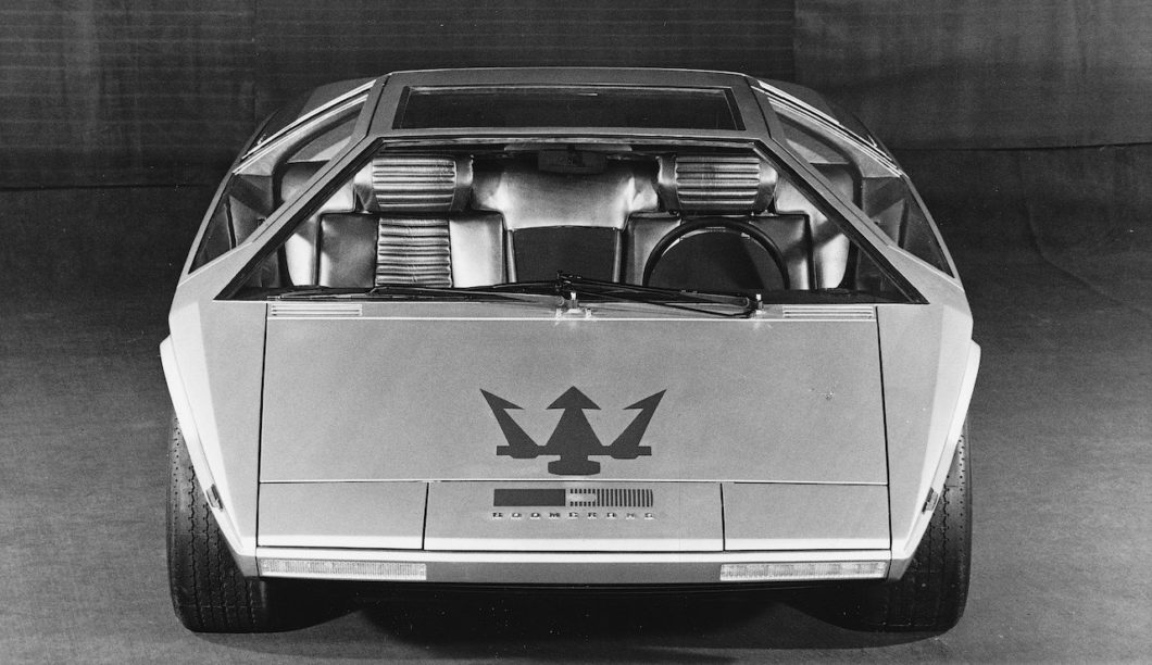 50 years of the Maserati Boomerang